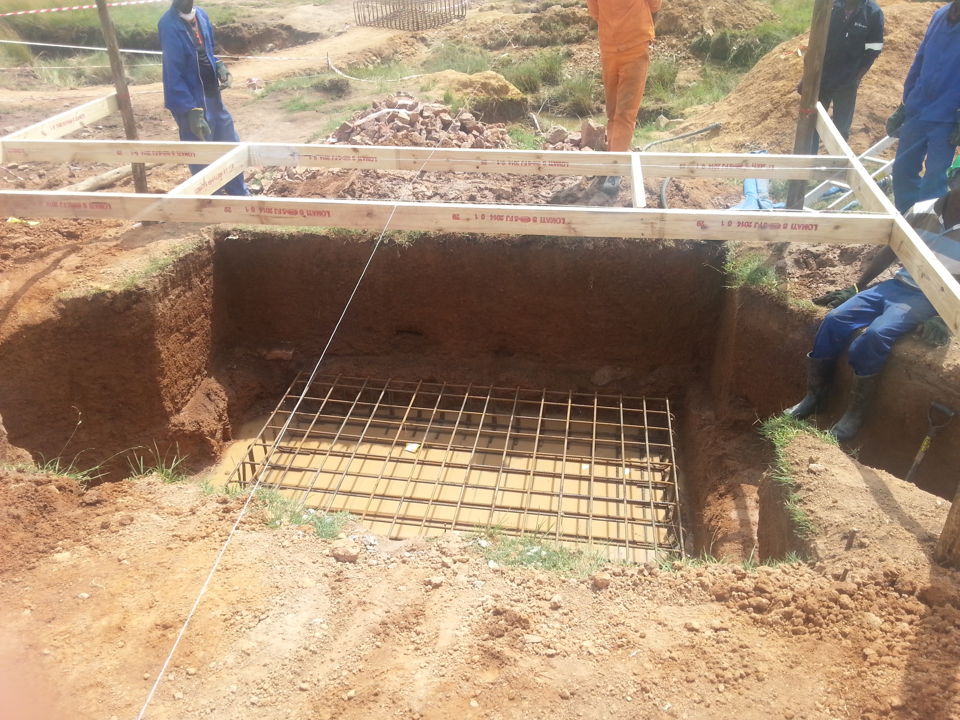 Construction of a Pedestrian Bridge